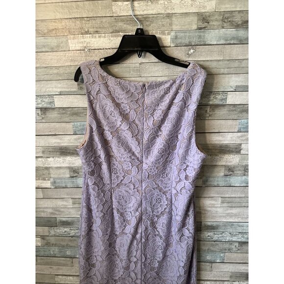 Women’s Ivanka Trump Dress Floral Lavender Purple Plus Size 16 - Picture 13 of 16